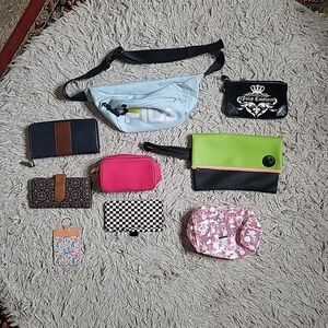 Bag Bundle Wallets Makeup Bags Fannypack Waist Bag Clutch Pouch Case Luggage Tag